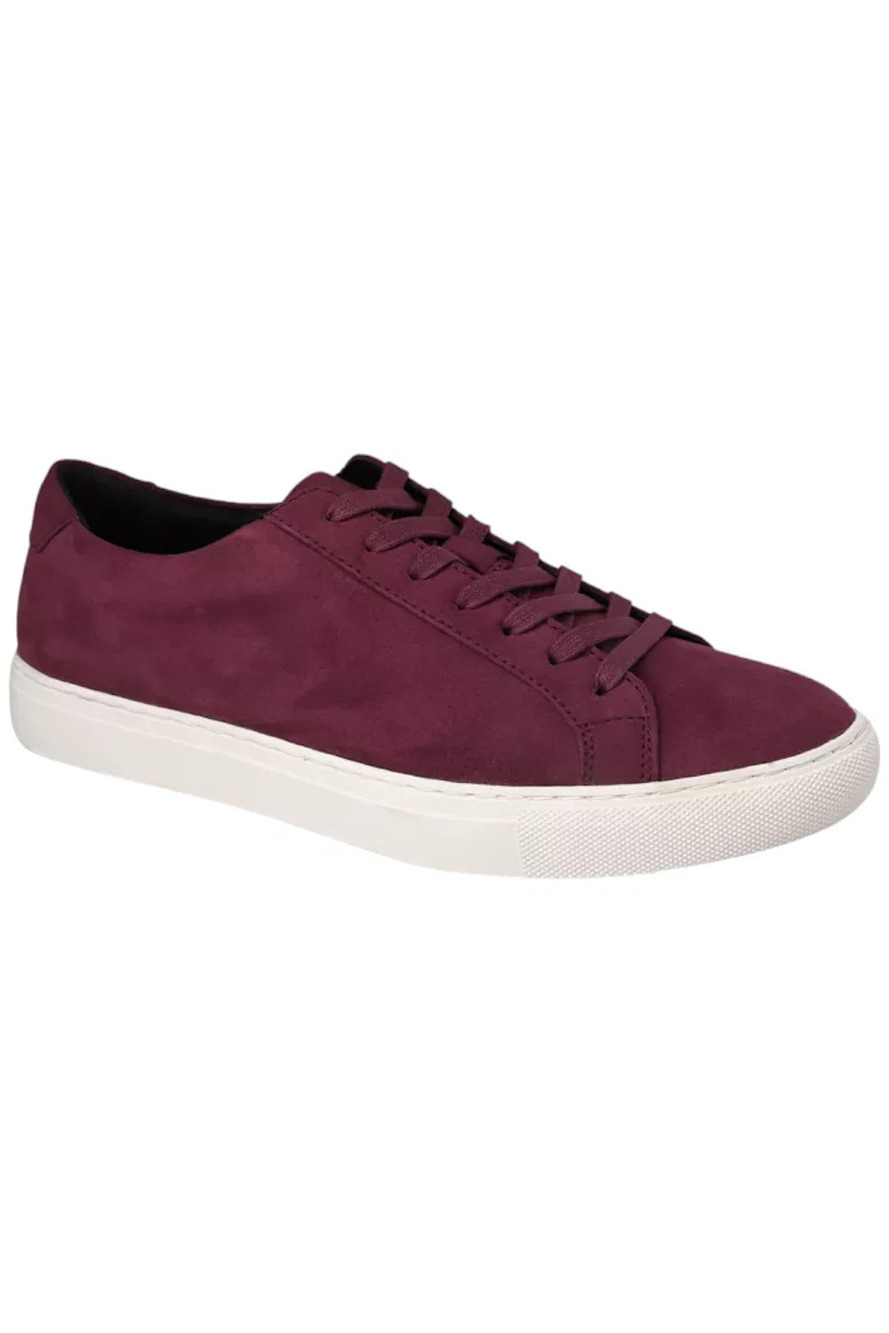 Alfani Men's Grayson Suede Suede Lace-Up Sneakers burgundy - Medium